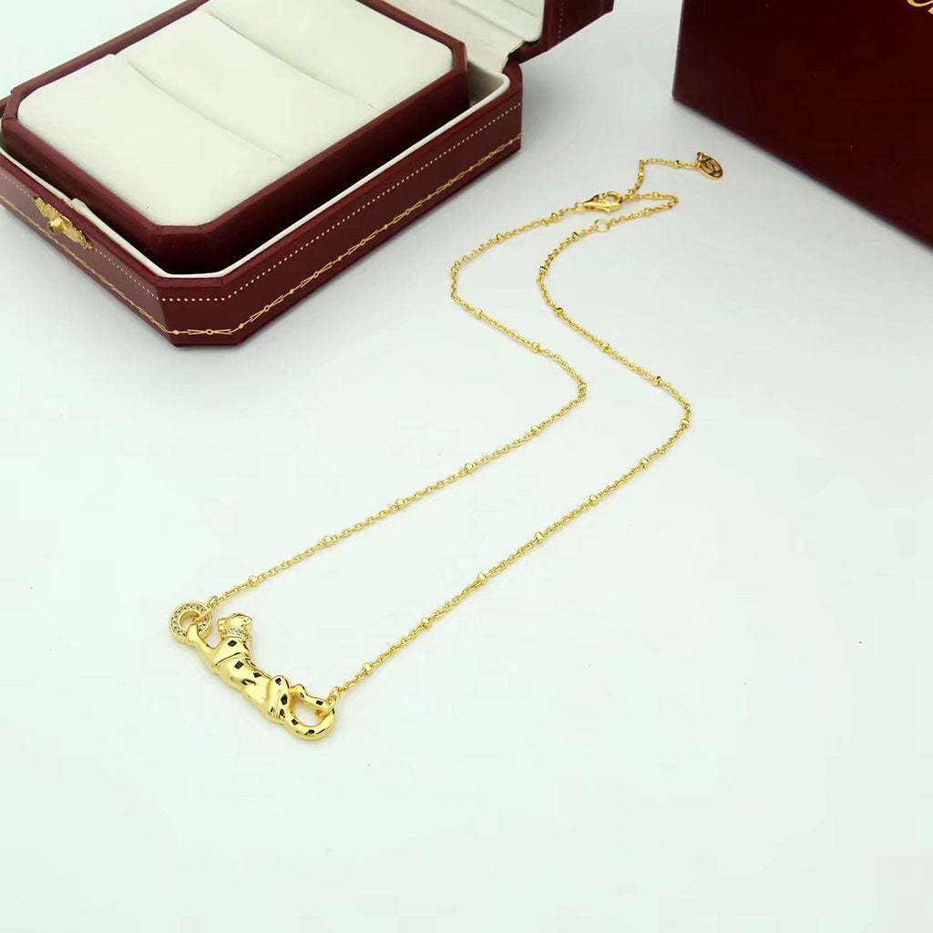 [Luxe Jewelry]PANTHERE FULL DIAMOND NECKLACE