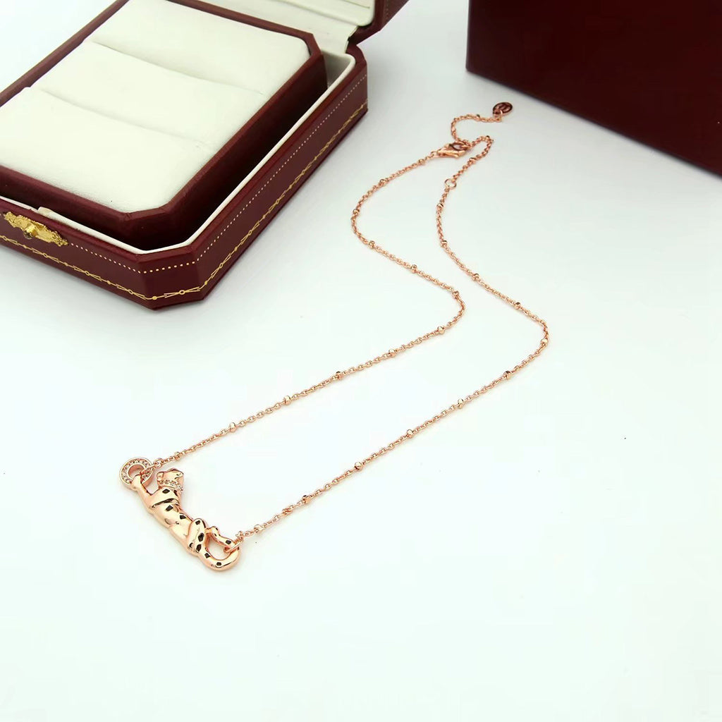 [Luxe Jewelry]PANTHERE FULL DIAMOND NECKLACE