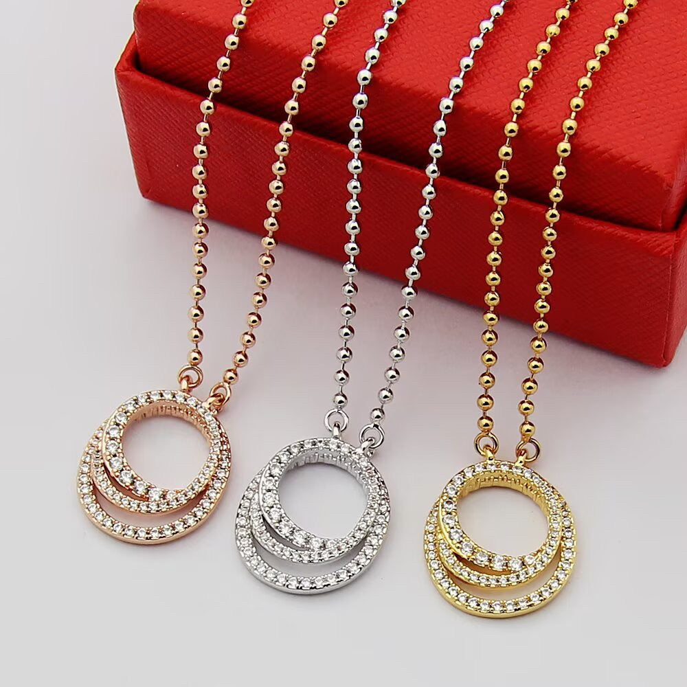 [Luxe Jewelry]ETINCELLE  FULL DIAMOND NECKLACE