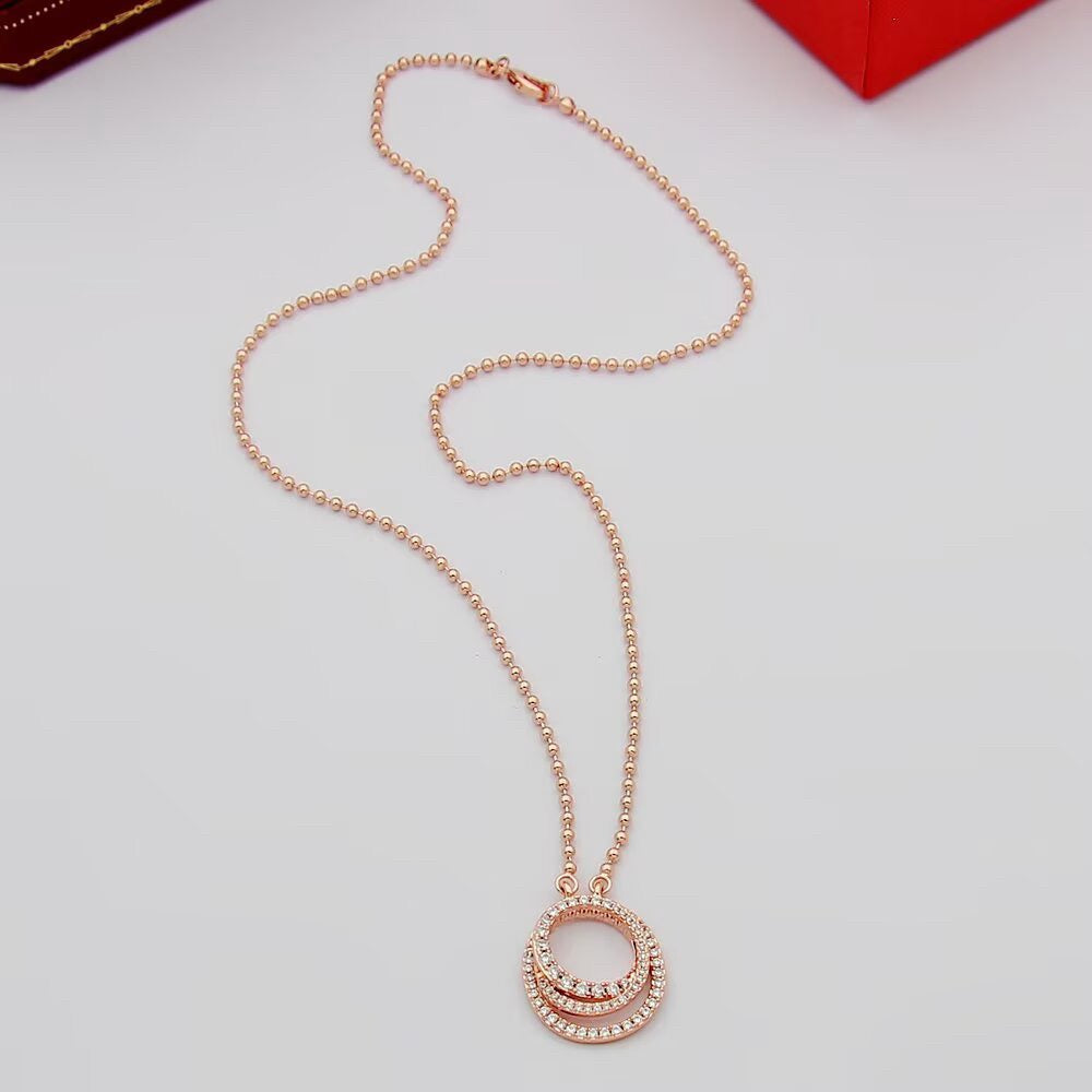 [Luxe Jewelry]ETINCELLE  FULL DIAMOND NECKLACE