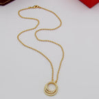 [Luxe Jewelry]ETINCELLE  FULL DIAMOND NECKLACE