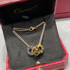 [Luxe Jewelry]LOVE 6 DIAMOND PENDANT NECKLACE