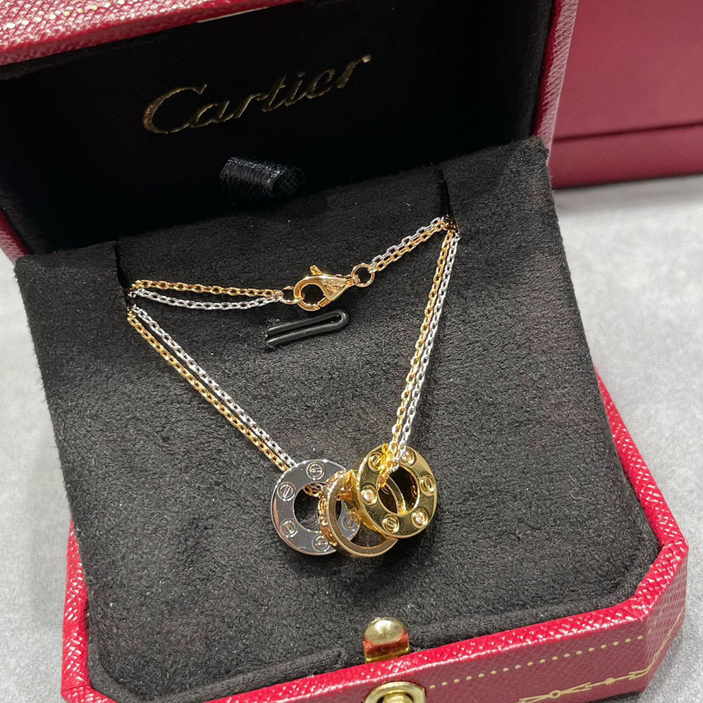 [Luxe Jewelry]LOVE 6 DIAMOND PENDANT NECKLACE