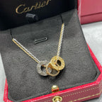 [Luxe Jewelry]LOVE 6 DIAMOND PENDANT NECKLACE