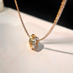 [Luxe Jewelry]LOVE 6 DIAMOND PENDANT NECKLACE