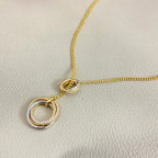 [Luxe Jewelry]TRINITY DIAMONDS NECKLACE