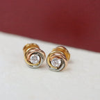 [Luxe Jewelry]TRINITY STUD DIAMOND EARRINGS