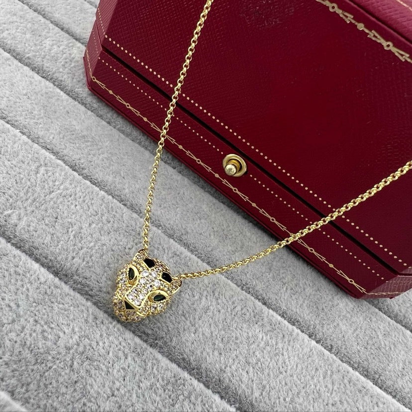 [Luxe Jewelry]PANTHERE FULL DIAMOND NECKLACE