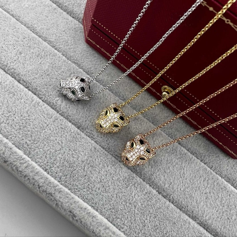 [Luxe Jewelry]PANTHERE FULL DIAMOND NECKLACE