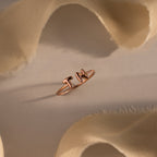 Duo Bubble Initial Ring