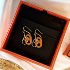 [Luxe]Boucles d'oreilles HM O'MAILLON en or