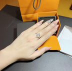 [Luxe]BAGUE ECHAPPEE ARGENT DIAMANT