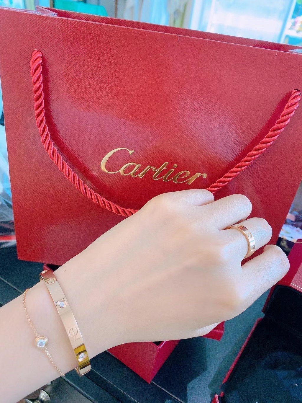 [Luxe]DAMOUR DIAMOND LINK BRACELET