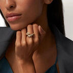 [Luxe Jewelry]PANTHERE DOUBLE HEADED FULL DIAMOND  RING