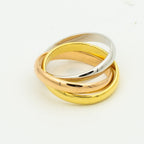 [Luxe]TRINITY RING GOLD PINK GOLD SILVER