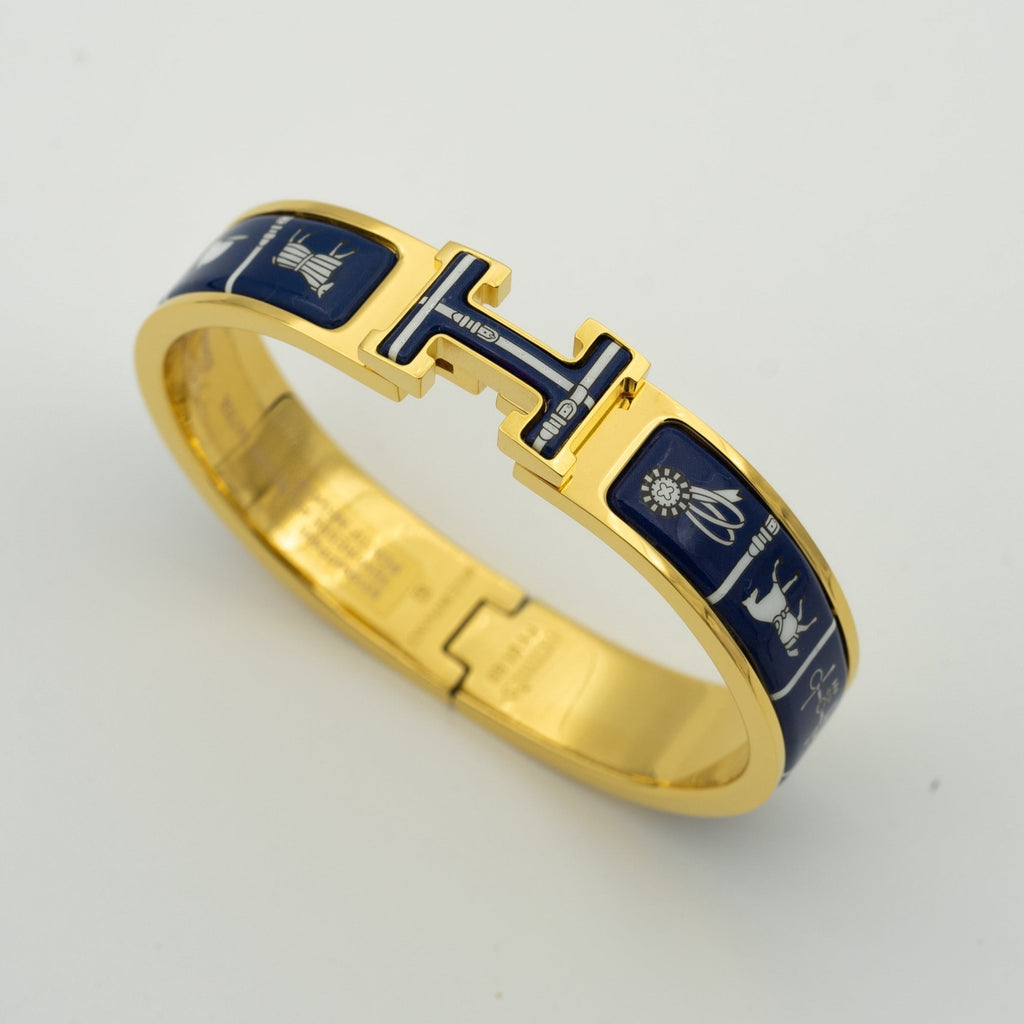 [Luxe]H BRACELET CÉRAMIQUE BLEUE