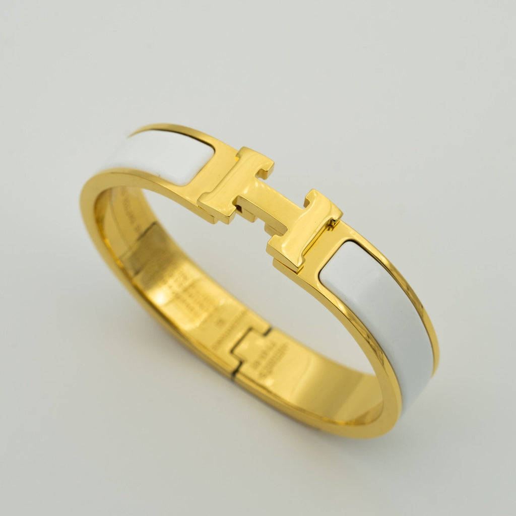 [Luxe]H ホワイト ブレスレット