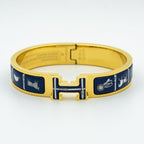 [Luxe]H BRACELET CÉRAMIQUE BLEUE