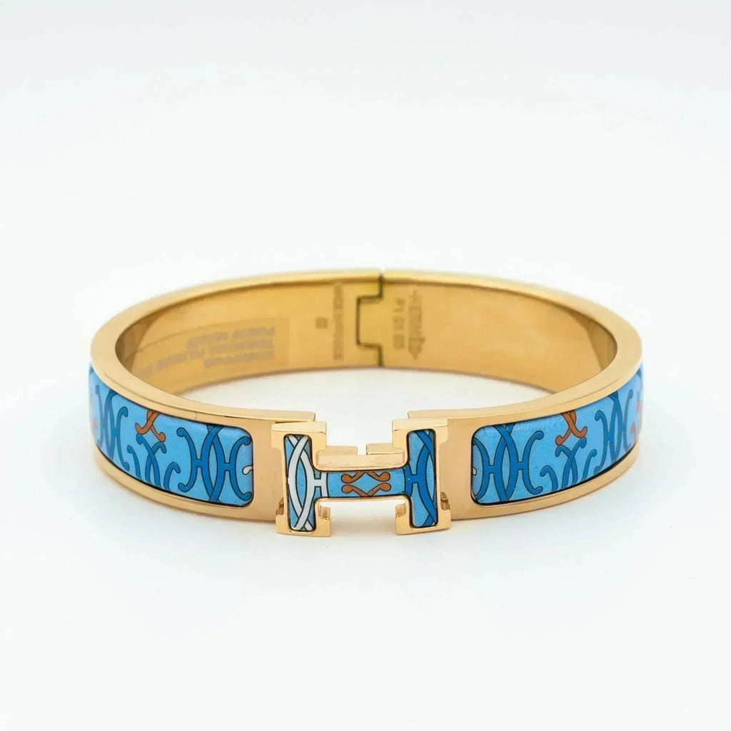 [Luxe]Hブレスレット ブルー マルチカラー