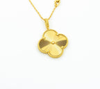 [Luxe]CLOVER 25MM PEDANT NECKLACE GOLD