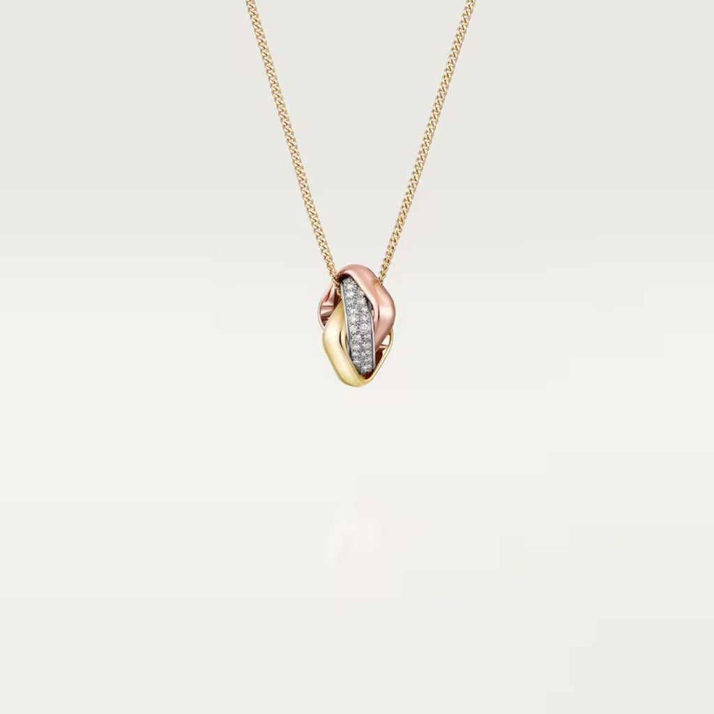 [Luxe Jewelry]TRINITY CUSHION NECKLACE COLLECTION