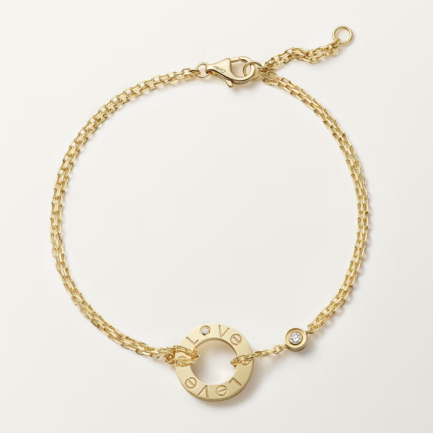 [Luxe Jewelry]LOVE BRACELET 2 DIAMOND