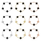 [Luxe] CLOVER 5 MOTIF PULSAR STONE BRACELET COLLECTION
