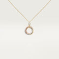 [Luxe Jewelry]TRINITY  NECKLACE 1 DIAMOND