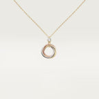 [Luxe Jewelry]TRINITY  NECKLACE 1 DIAMOND