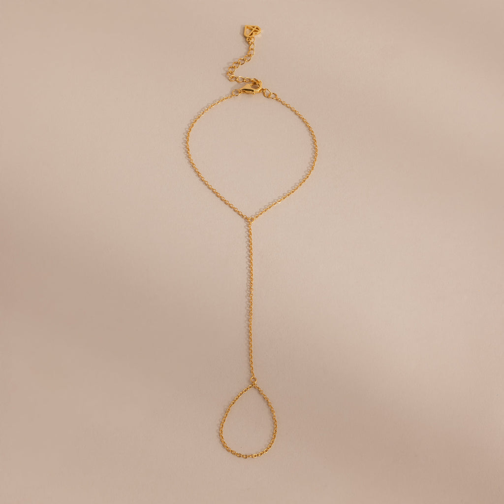 Dainty Hand Chain Bracelet