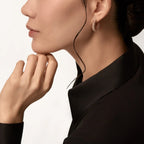 [Luxe Jewelry]CLASH 6.4MM FULL DIAMOND SMALL EARRINGS