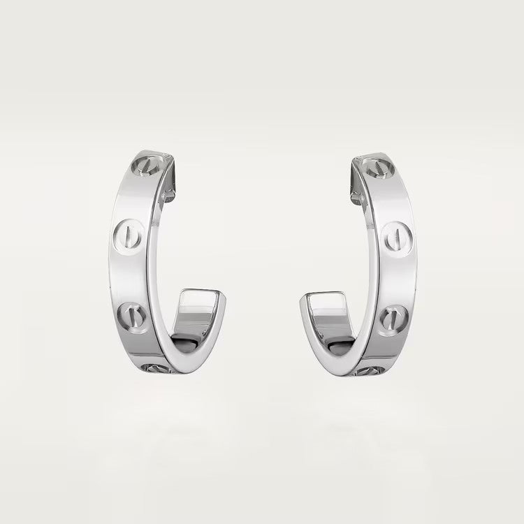 [Luxe Jewelry]LOVE EARRINGS 2.65 MM NO DIAMOND SMALL