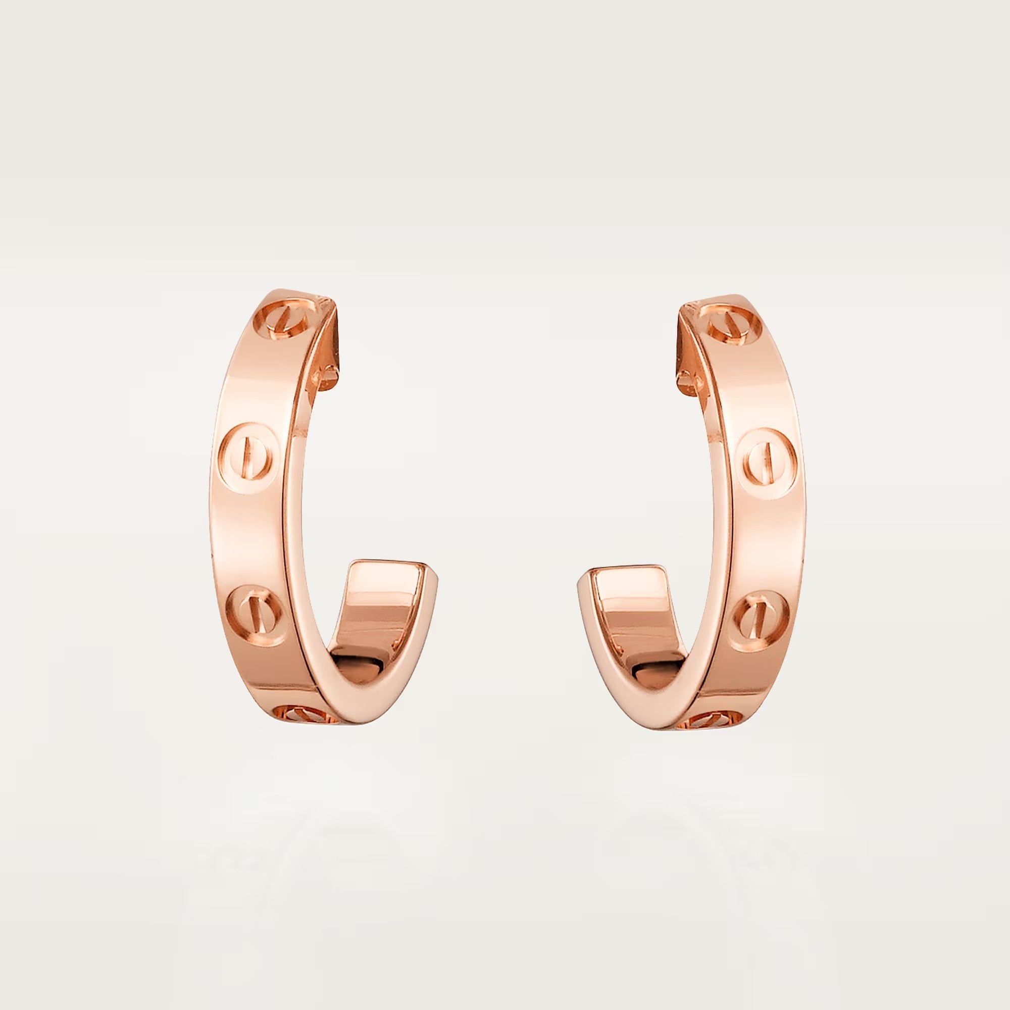 [Luxe Jewelry]LOVE EARRINGS 2.65 MM NO DIAMOND SMALL