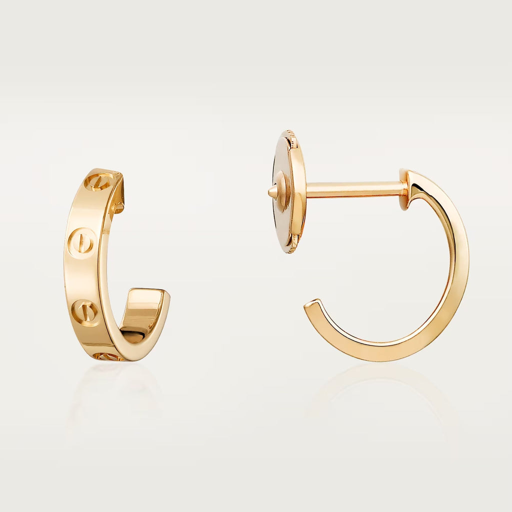 [Luxe Jewelry]LOVE EARRINGS 2.65 MM NO DIAMOND SMALL