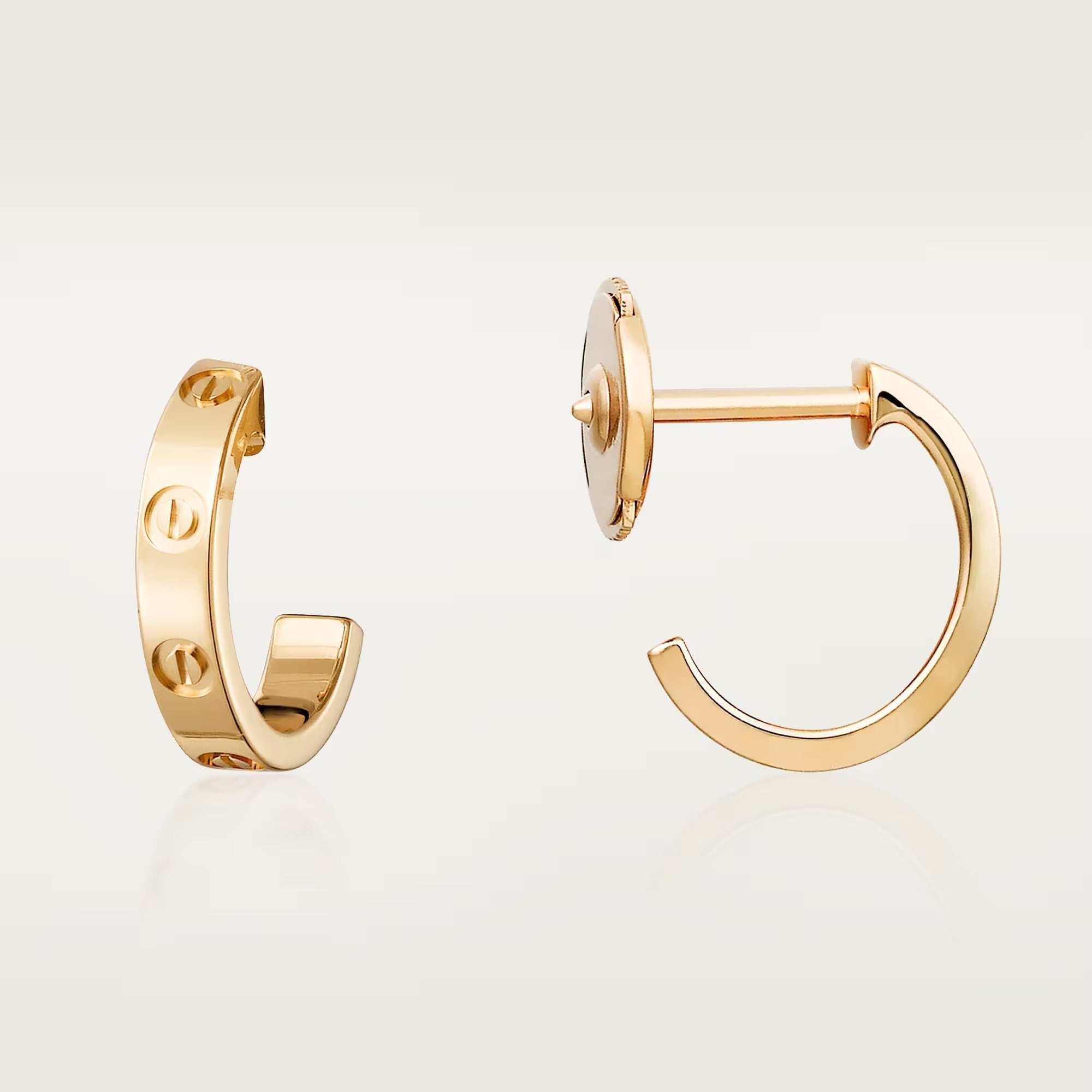 [Luxe Jewelry]LOVE EARRINGS 2.65 MM NO DIAMOND SMALL