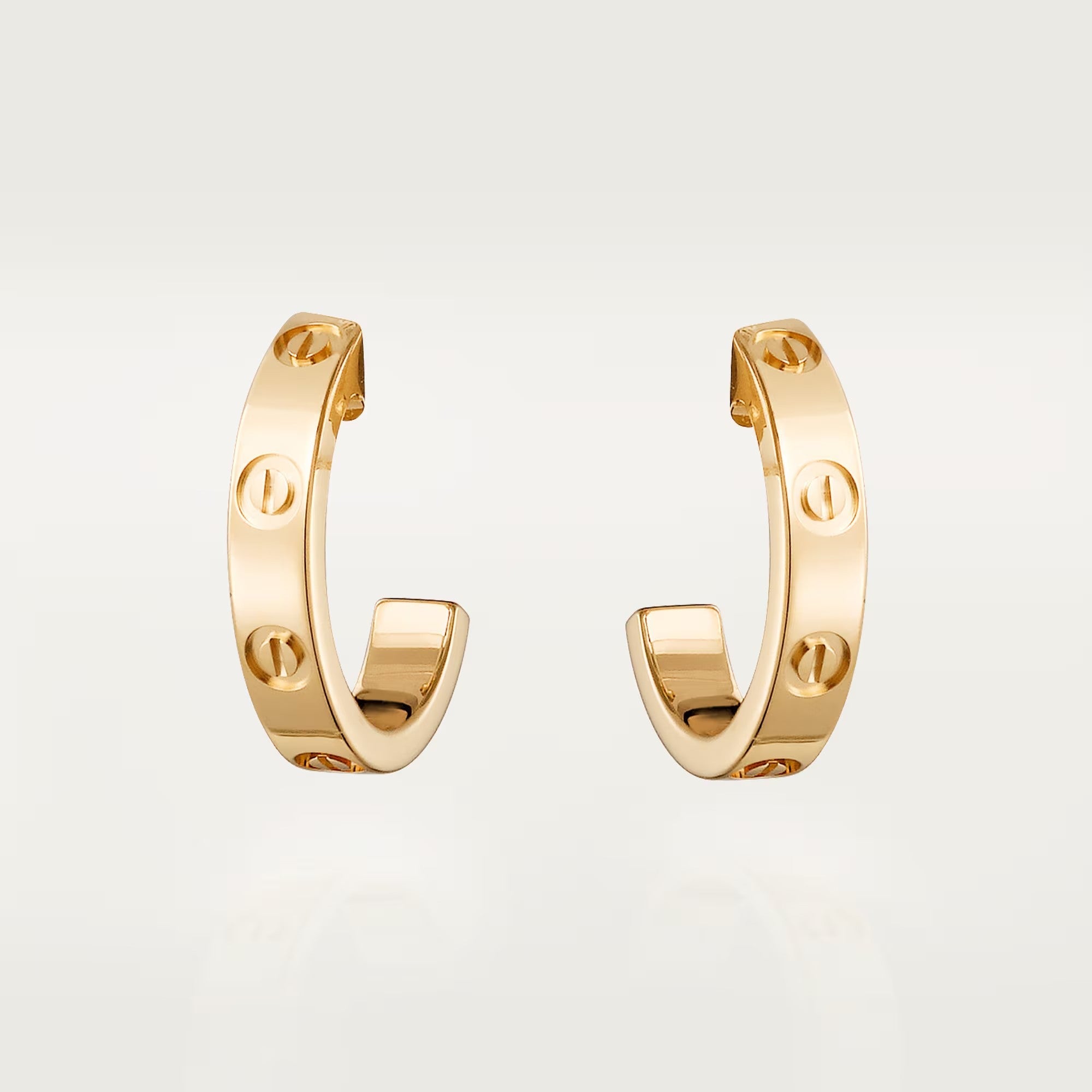 [Luxe Jewelry]LOVE EARRINGS 2.65 MM NO DIAMOND SMALL