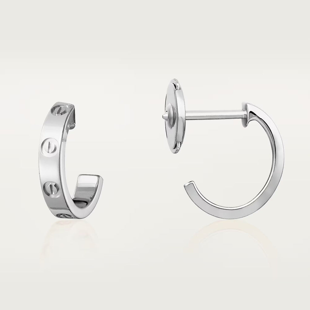 [Luxe Jewelry]LOVE EARRINGS 2.65 MM NO DIAMOND SMALL
