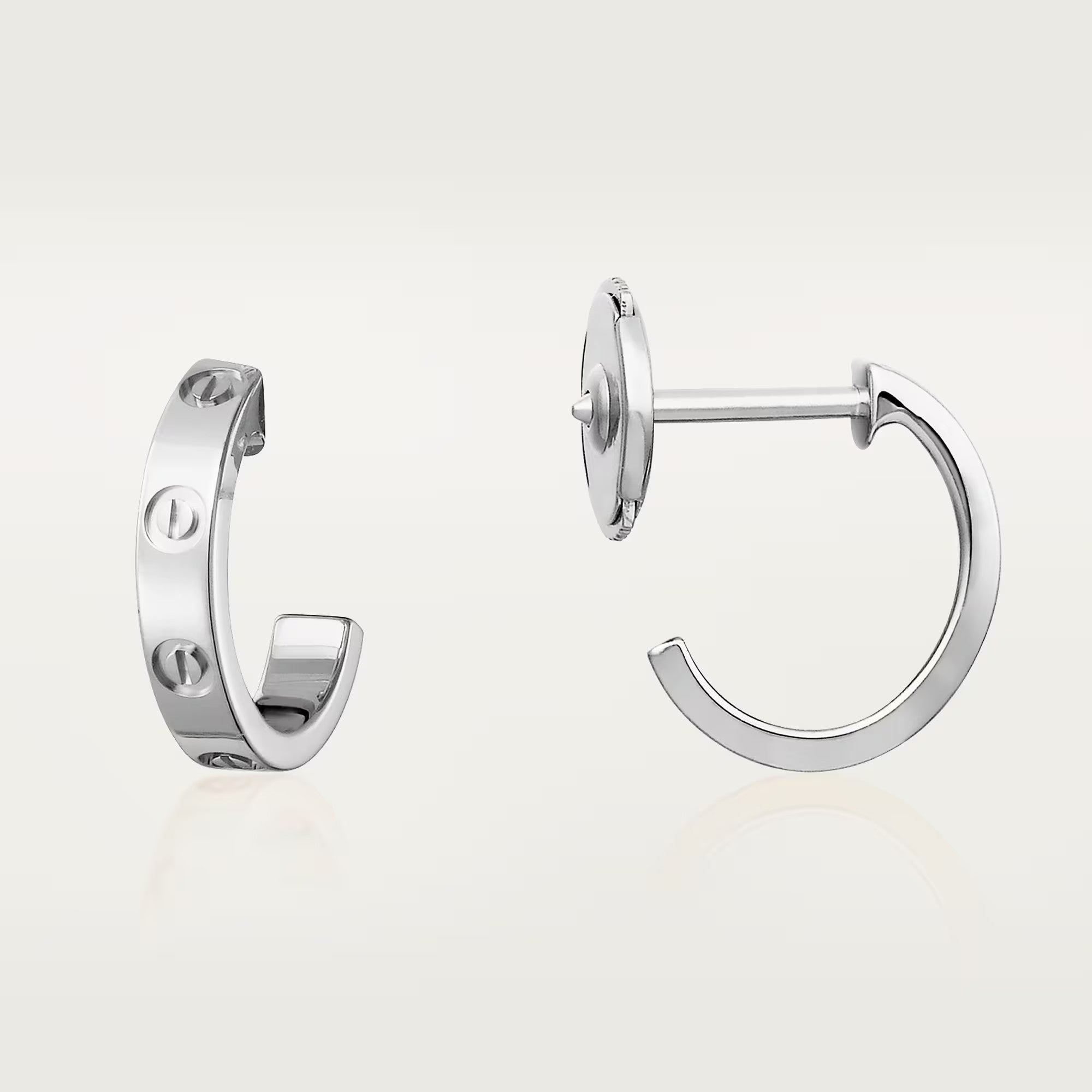 [Luxe Jewelry]LOVE EARRINGS 2.65 MM NO DIAMOND SMALL