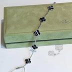 [Luxe] CLOVER 5 MOTIF PULSAR STONE BRACELET COLLECTION