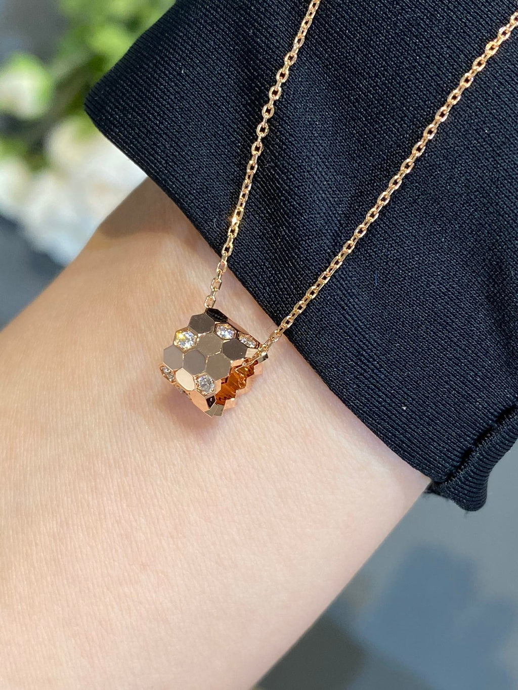 [Luxe] COLLIER DIAMANT BEE LOVE