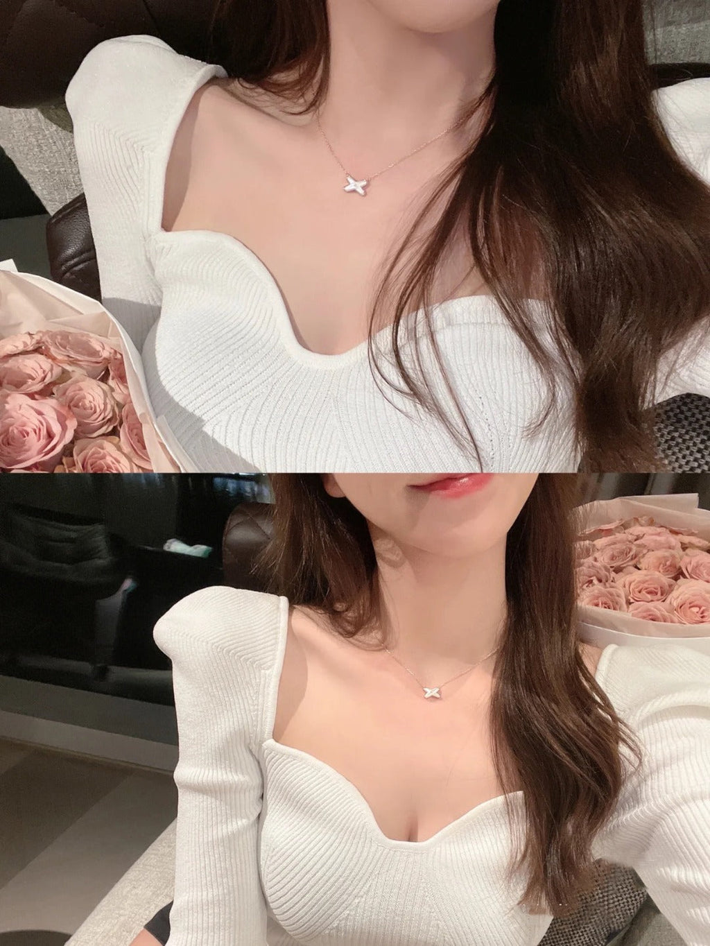 [Luxe]ジュー ドゥ ネックレス 1 ダイヤモンド