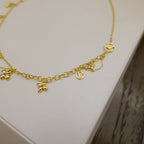 [Luxe]ブルーミング サプル ネックレス 真鍮