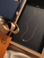 [Luxe]PENDENTIF BLOSSOM OR ROSE ET DIAMANT