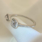 [LUXE]MY TWIN TOI & MOI SILVER DIAMOND RING