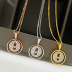 [LUXE]LUCKY MOVER PM PAVED NECKLACE