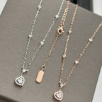 [LUXE]JOY HEART DIAMOND NECKLACE