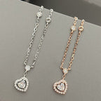 [LUXE]JOY HEART DIAMOND NECKLACE
