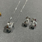 [LUXE]CHAIN MOVE ROMANE PEDAND NECKLACE