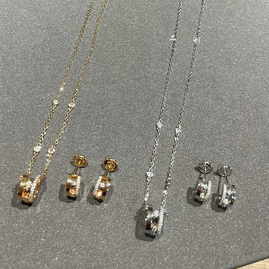 [LUXE]CHAIN MOVE ROMANE PEDAND NECKLACE