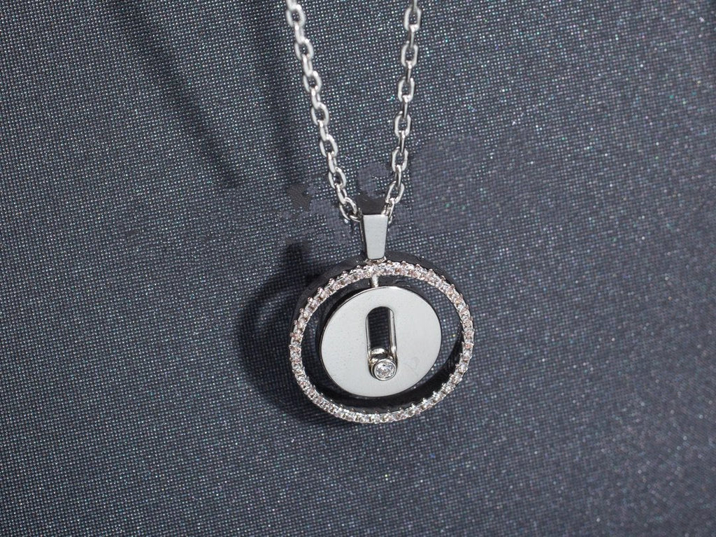 [LUXE]LUCKY MOVE PM NECKLACE SILVER DIAMOND